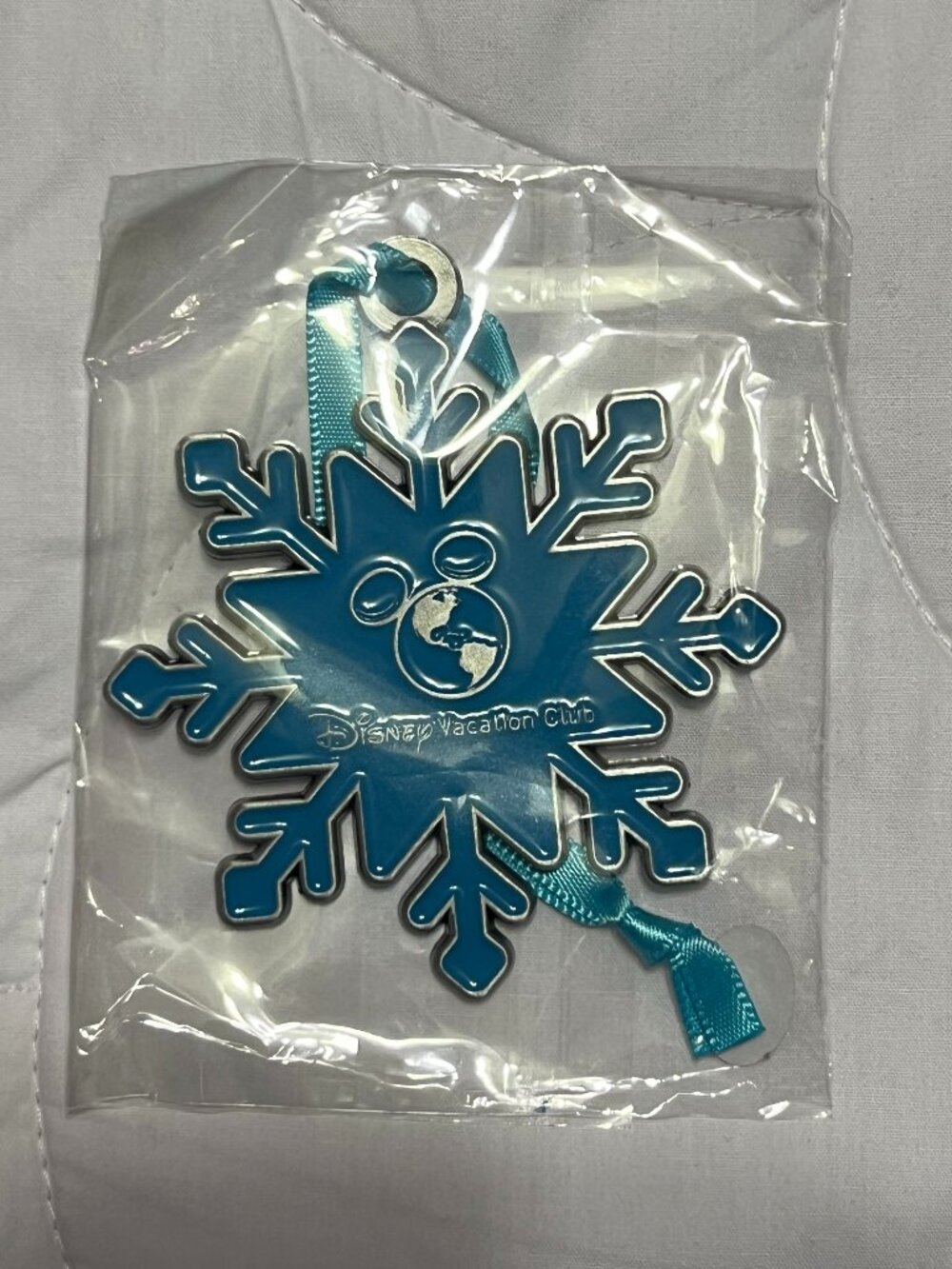 2025 Disney Vacation Club Blue Snowflake Ornament